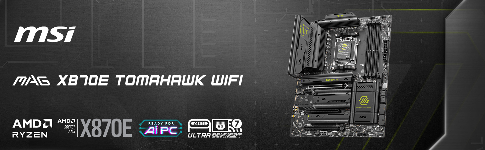 MSI MAG MAG X870E TOMAHAWK WIFI Motherboard